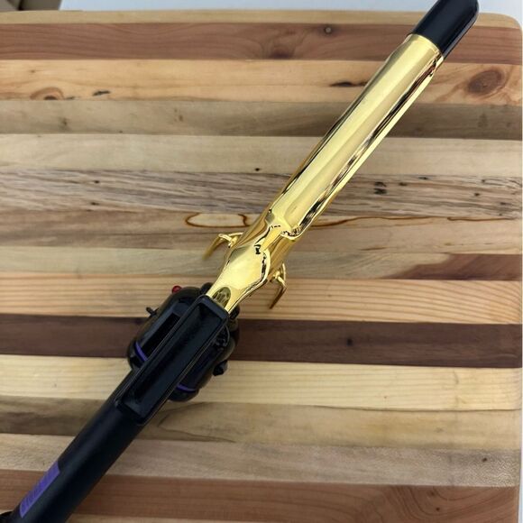 Hot Tools Salon Curling Iron 24k Gold ( 3/4" Model 1101) - Picture 2 of 7